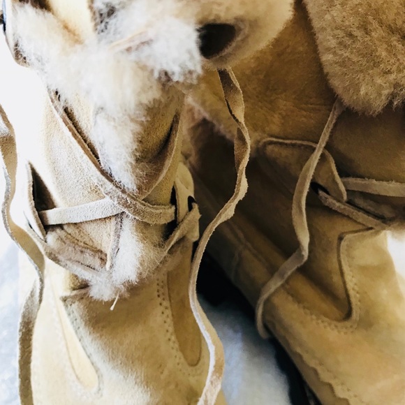 ‼️SOLD‼️Blondo Genuine Shearling Tan Suede Boots - Picture 8 of 8